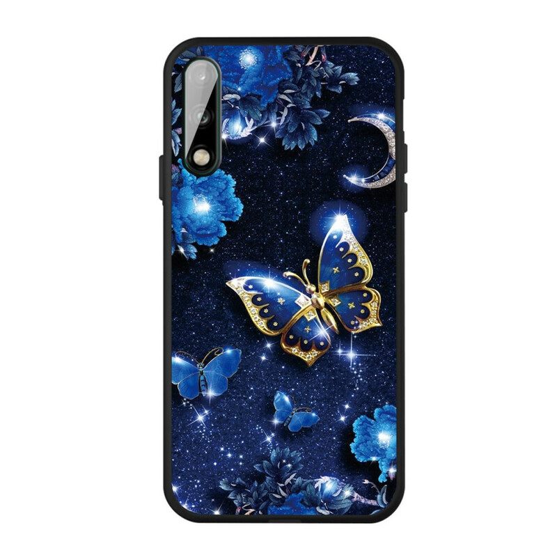 Kuori Huawei P40 Lite E / Huawei Y7p Golden Butterfly