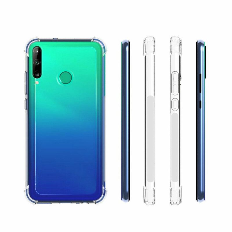 Kuori Huawei P40 Lite E / Huawei Y7p Läpinäkyvät Vahvistetut Kulmat