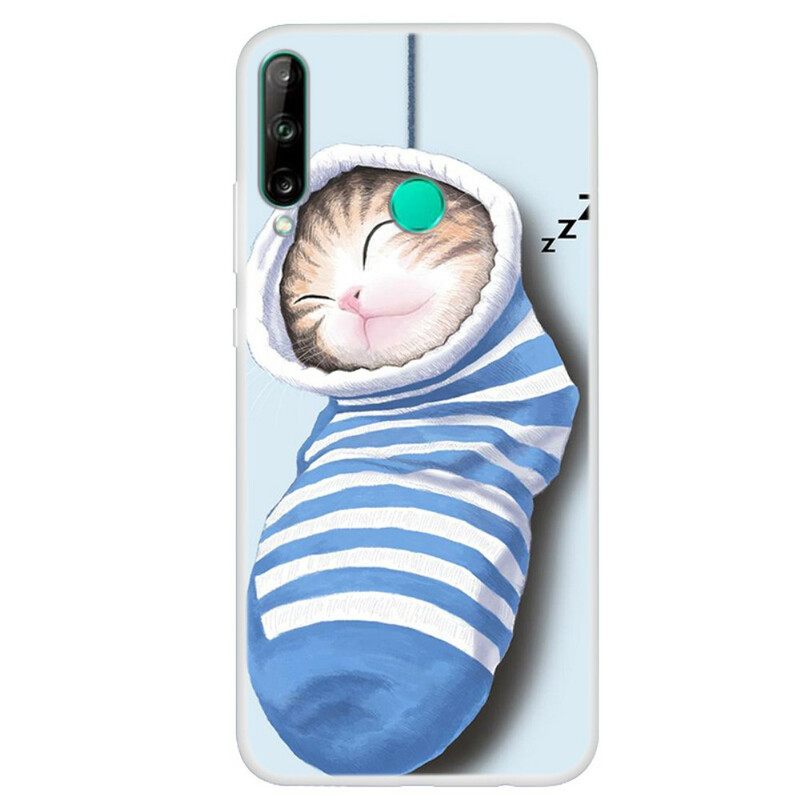 Kuori Huawei P40 Lite E / Huawei Y7p Sleeping Kitten