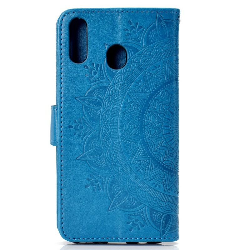 Nahkakotelo Huawei P40 Lite E / Huawei Y7p Mandala Sun