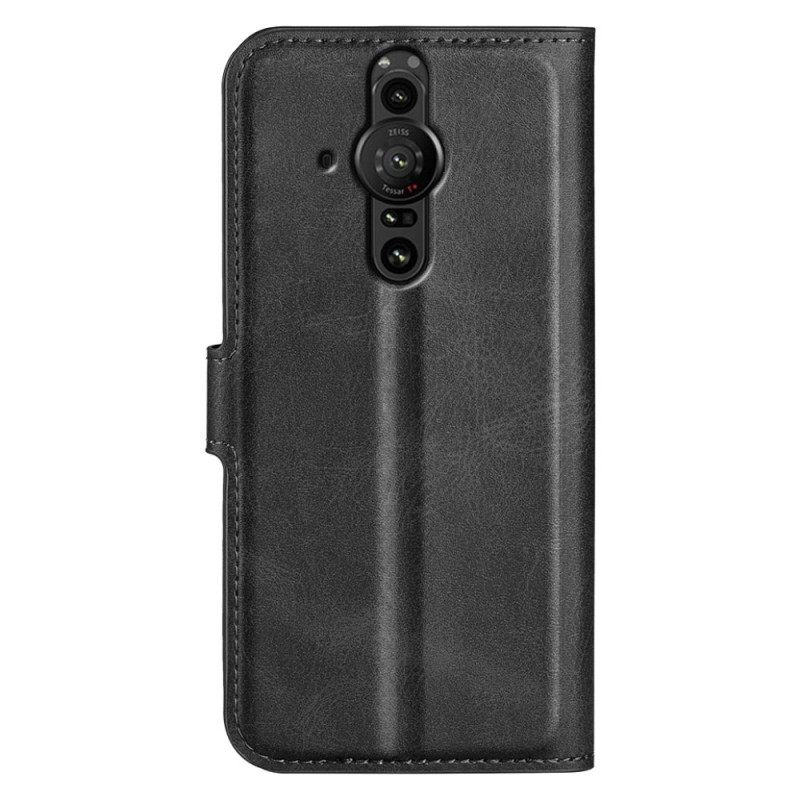 Kotelot Sony Xperia Pro-I Faux Leather Slim