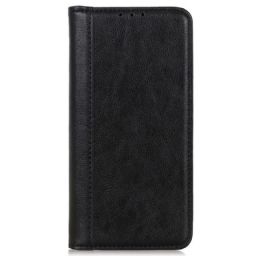 Puhelinkuoret Sony Xperia Pro-I Kotelot Flip Elegance Split Litchi Leather