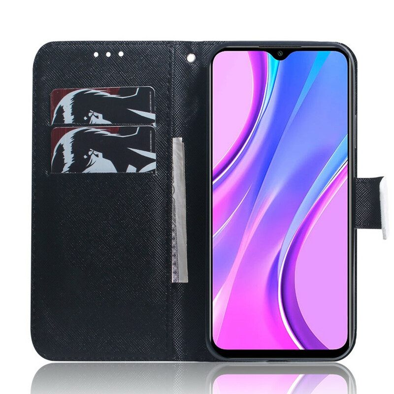 Flip Case Xiaomi Redmi 9 Emoji Puhelin