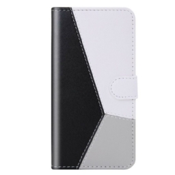 Flip Case Xiaomi Redmi 9 Tricolor Leather Effect