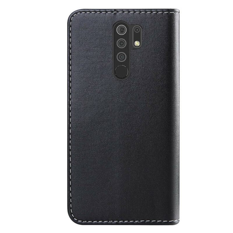 Flip Case Xiaomi Redmi 9 Tricolor Leather Effect