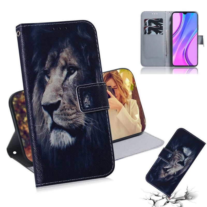 Kotelot Xiaomi Redmi 9 Dreaming Lion