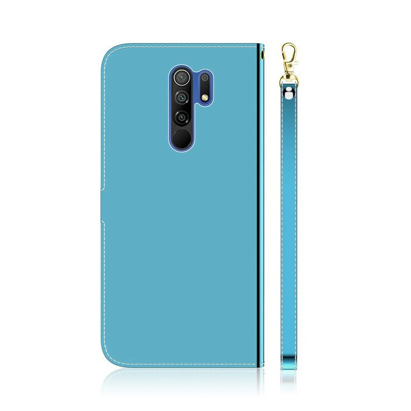 Kotelot Xiaomi Redmi 9 Keinonahkainen Peilin Kansi