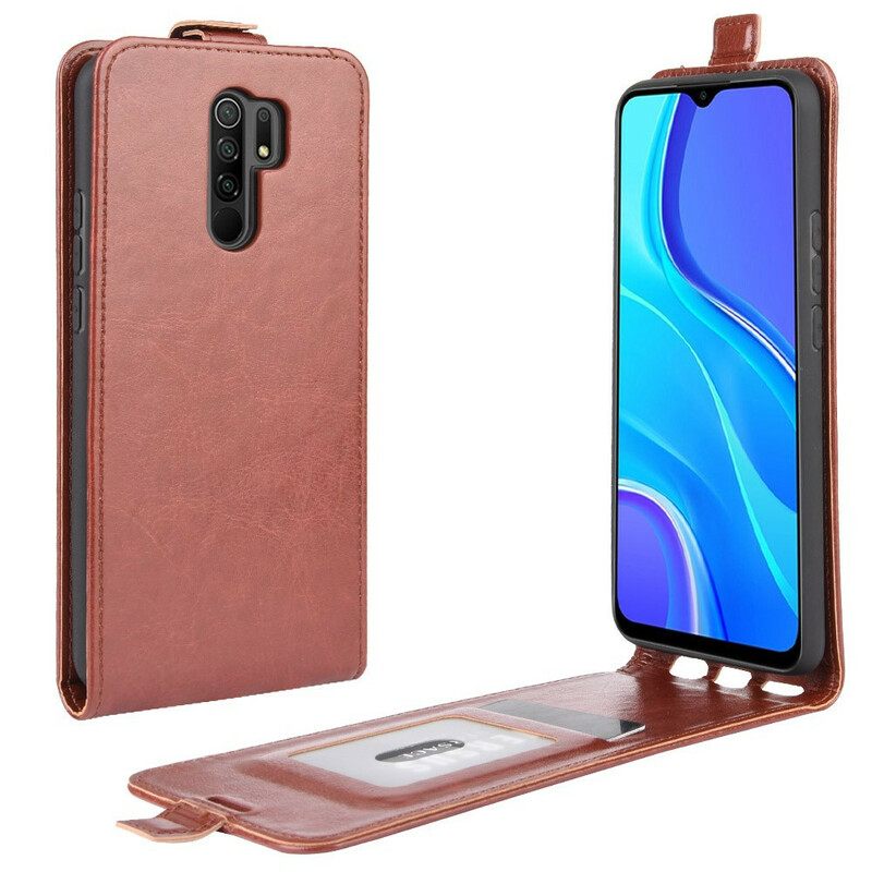 Kotelot Xiaomi Redmi 9 Taitettava Nahkaefekti