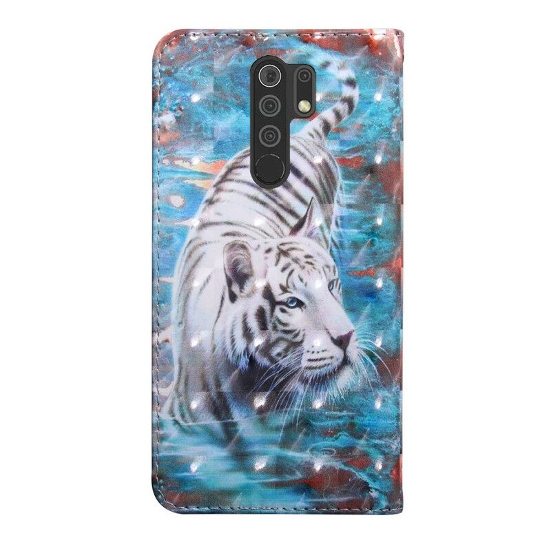 Kotelot Xiaomi Redmi 9 Tiger In The Water