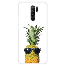 Kuori Xiaomi Redmi 9 Läpinäkyvä Ananas Lasilla