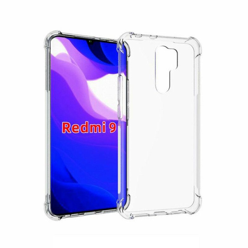 Kuori Xiaomi Redmi 9 Läpinäkyvät Vahvistetut Kulmat