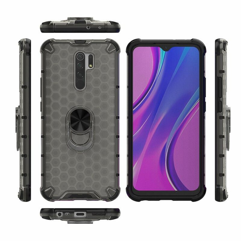 Kuori Xiaomi Redmi 9 Style Hunajakenno Ja Sormus