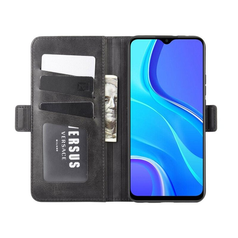 Nahkakotelo Xiaomi Redmi 9 Kotelot Flip Double Flap