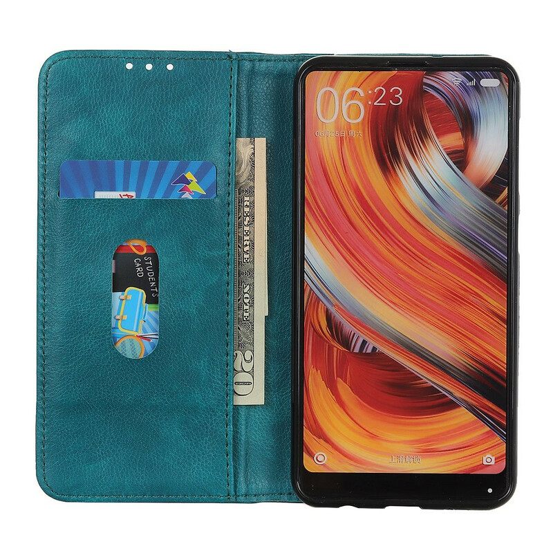 Puhelinkuoret Xiaomi Redmi 9 Kotelot Flip Split Litchi Nahkaversio