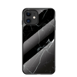 Case iPhone 12 Mini Tempered Glass Marble Colors