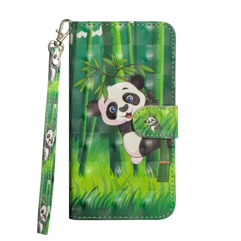 Kotelot iPhone 12 Mini Panda Ja Bamboo