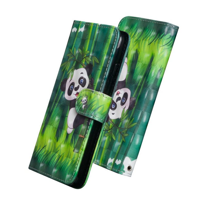 Kotelot iPhone 12 Mini Panda Ja Bamboo