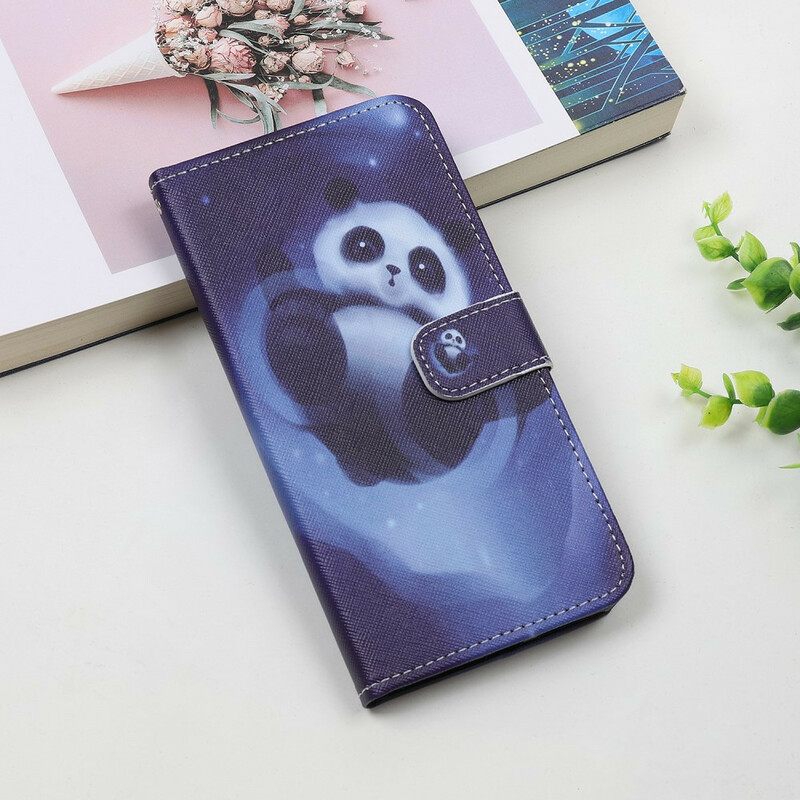 Kotelot iPhone 12 Mini Suojaketju Kuori Panda Space Lanyard