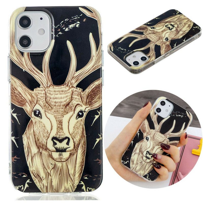 Kuori iPhone 12 Mini Fluorescent Majestic Stag