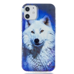 Kuori iPhone 12 Mini Fluorescent Wolf Sarja