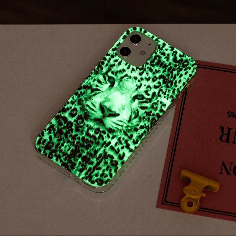 Kuori iPhone 12 Mini Fluoresoiva Leopard