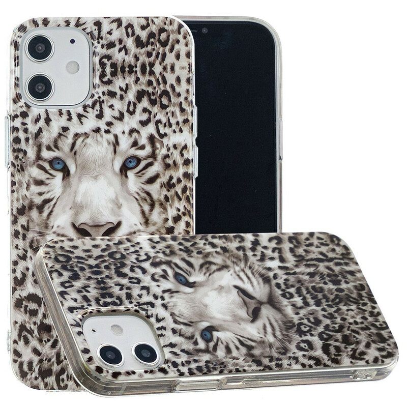 Kuori iPhone 12 Mini Fluoresoiva Leopard