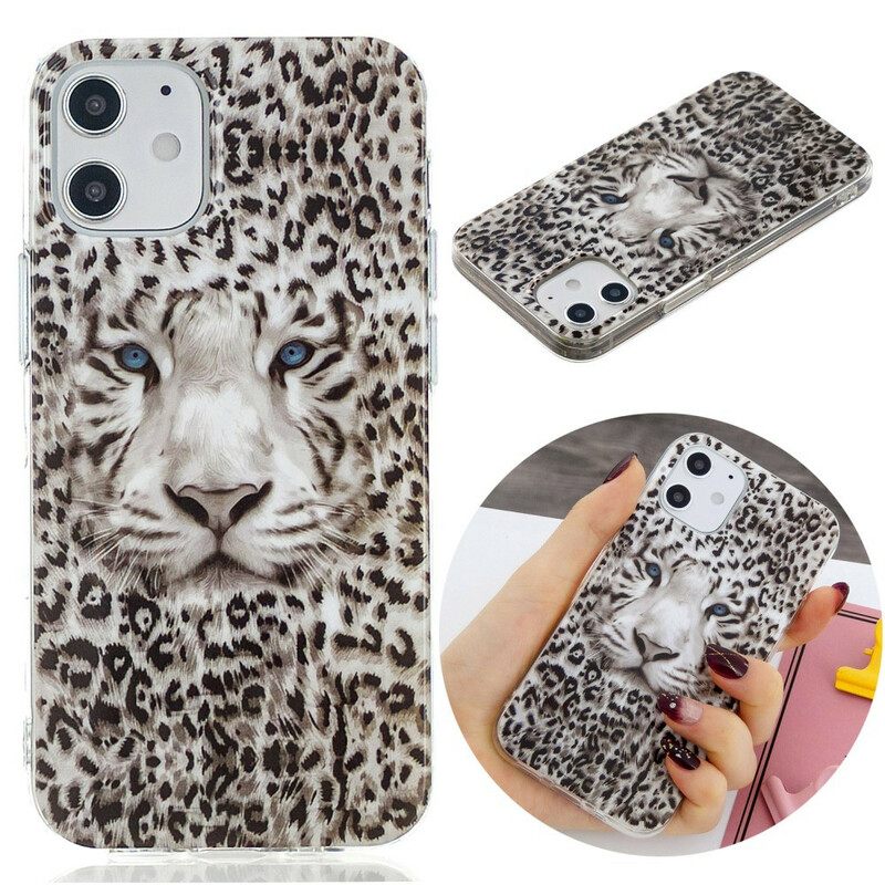 Kuori iPhone 12 Mini Fluoresoiva Leopard