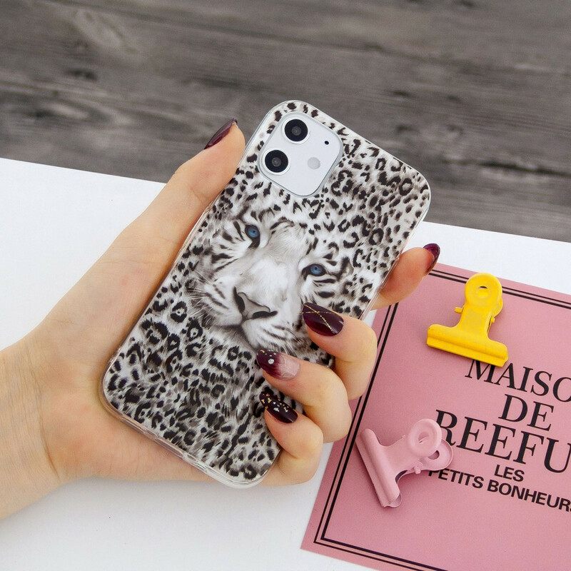 Kuori iPhone 12 Mini Fluoresoiva Leopard