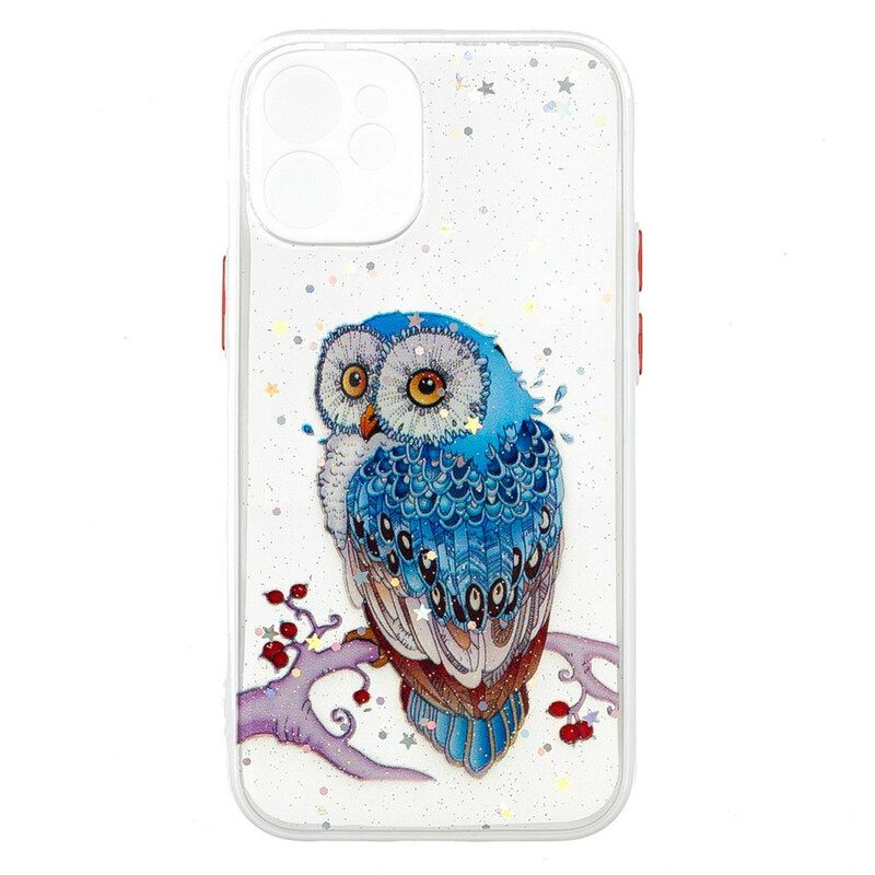 Kuori iPhone 12 Mini Owl Hybridi