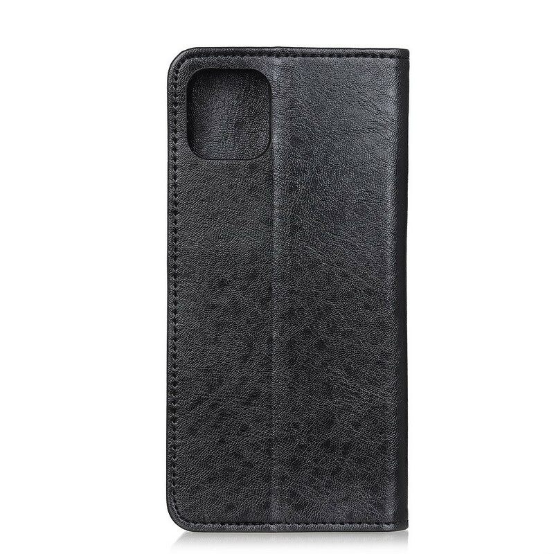 Puhelinkuoret iPhone 12 Mini Kotelot Flip Split Leather Elegance