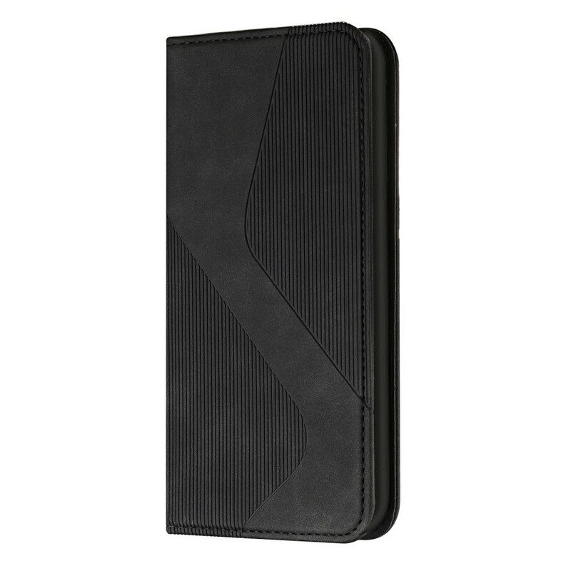 Puhelinkuoret iPhone 12 Mini Kotelot Flip Style Leather S-design