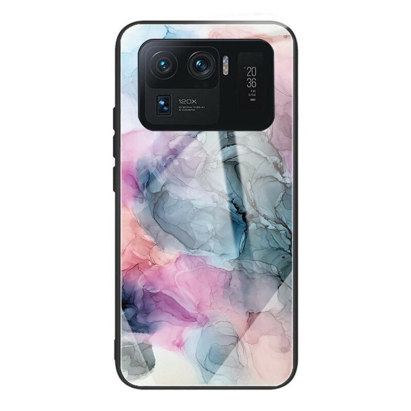 Kuori Xiaomi Mi 11 Ultra Watercolour Marble Tempered Glass