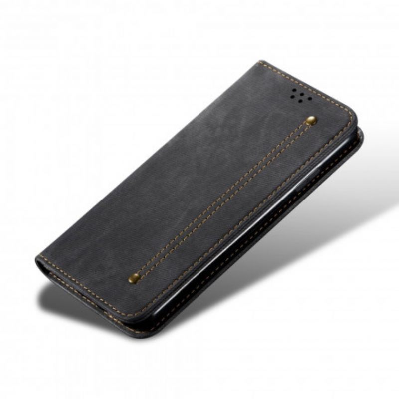 Puhelinkuoret Xiaomi Mi 11 Ultra Kotelot Flip Faux Leather Jeans Texture