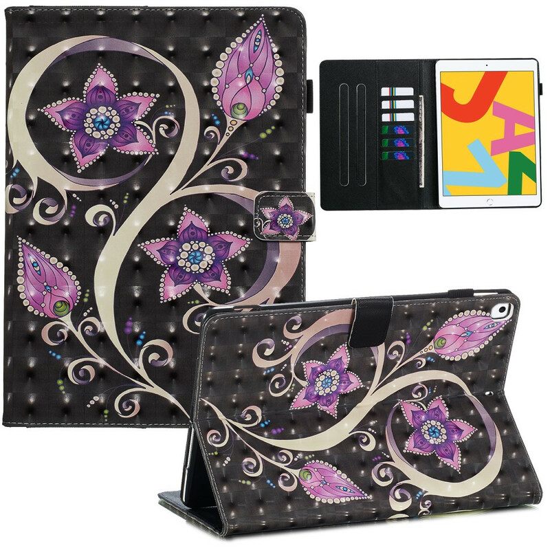 Flip Case iPad 10.2" (2020) (2019) / Air 10.5" / Pro 10.5" Flowers