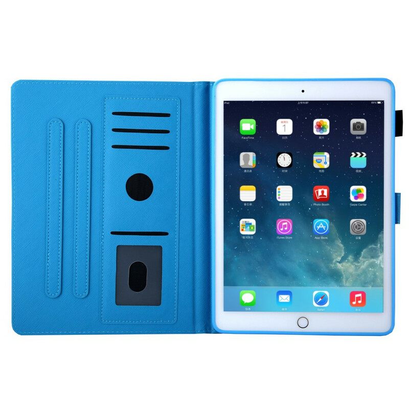 Flip Case iPad 10.2" (2020) (2019) / Air 10.5" / Pro 10.5" Hämmentyneet Pöllöt