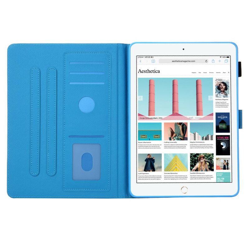 Flip Case iPad 10.2" (2020) (2019) / Air 10.5" / Pro 10.5" Hämmentyneet Pöllöt