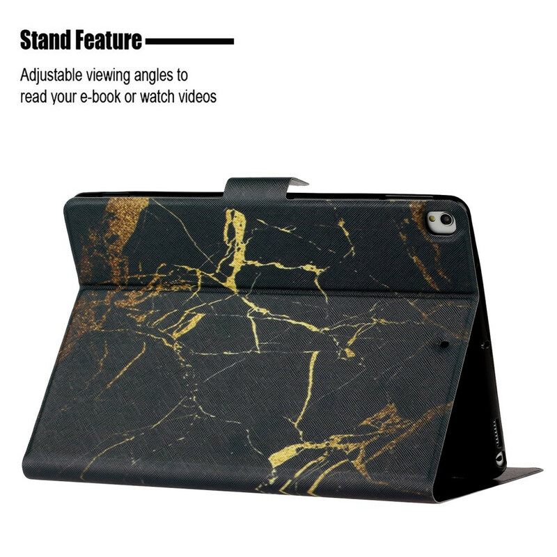 Flip Case iPad 10.2" (2020) (2019) / Air 10.5" / Pro 10.5" Marble Style