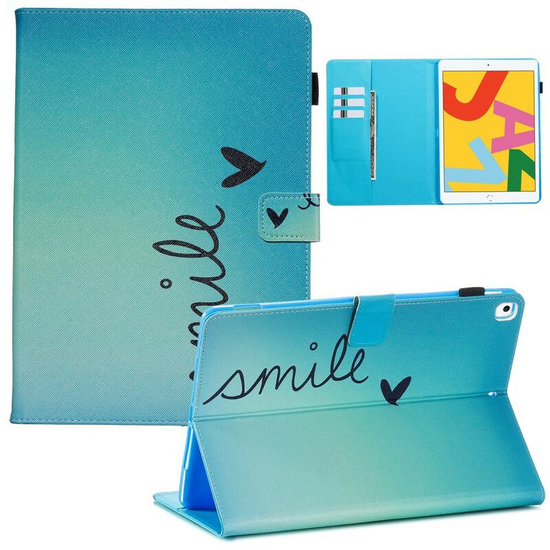 Flip Case iPad 10.2" (2020) (2019) / Air 10.5" / Pro 10.5" Smile