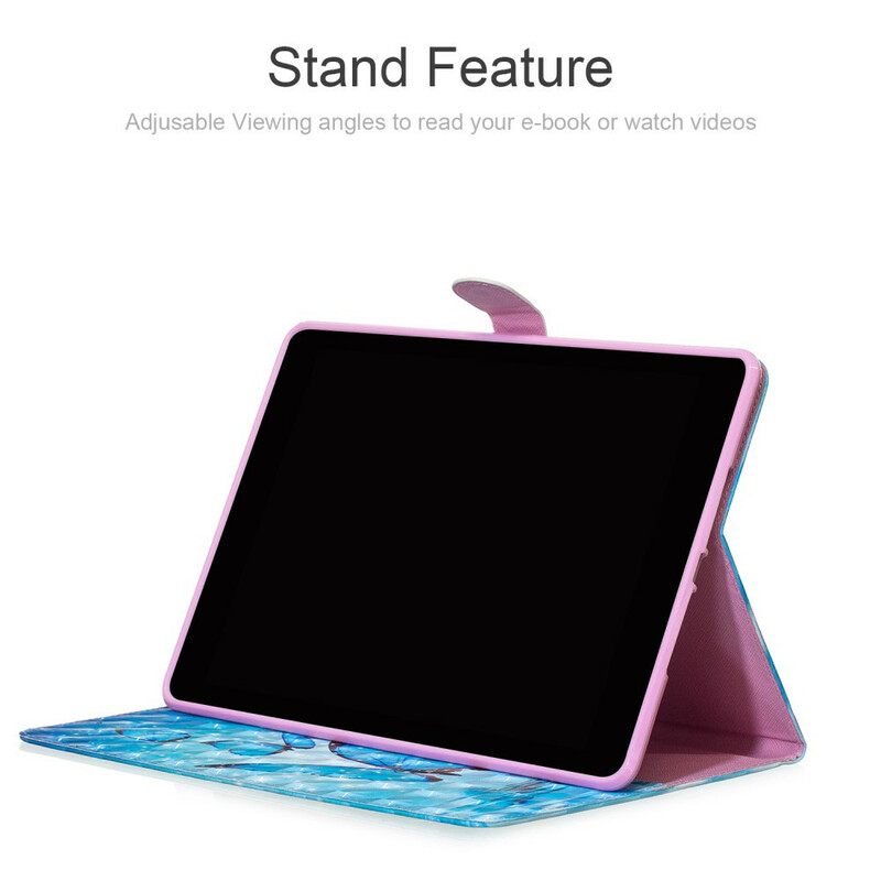 Kotelot iPad 10.2" (2020) (2019) / Air 10.5" / Pro 10.5" Butterflies Spot Light