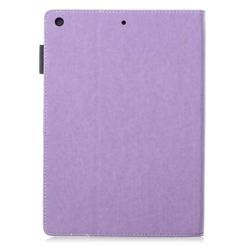 Kotelot iPad 10.2" (2020) (2019) / Air 10.5" / Pro 10.5" Floral Diamonds Nahkaefekti