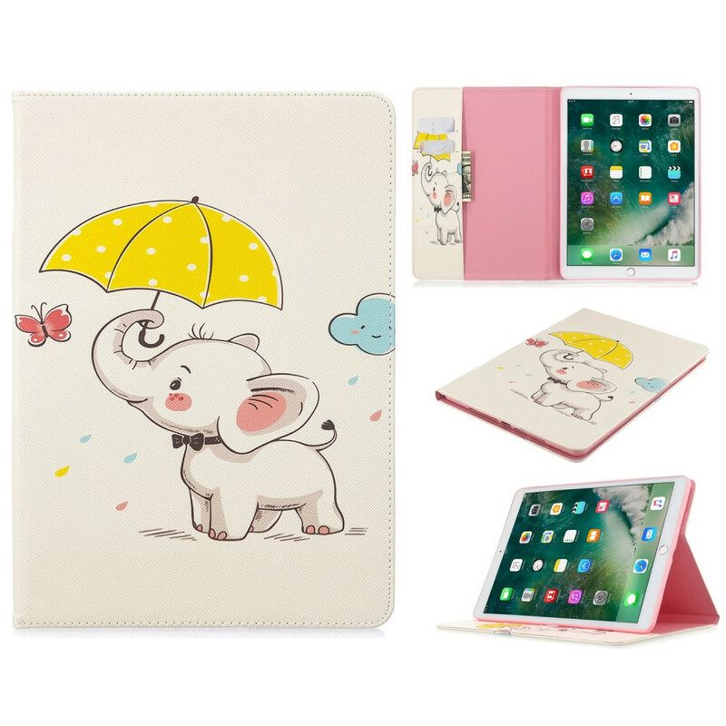 Kuoret iPad 10.2" (2020) (2019) / Air 10.5" / Pro 10.5" Elephant In The Rain