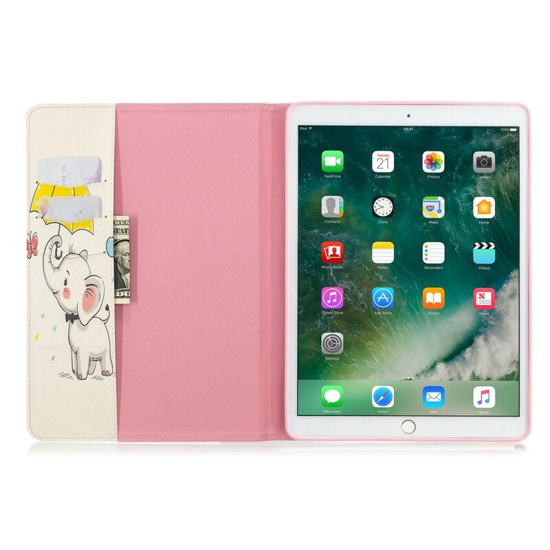 Kuoret iPad 10.2" (2020) (2019) / Air 10.5" / Pro 10.5" Elephant In The Rain