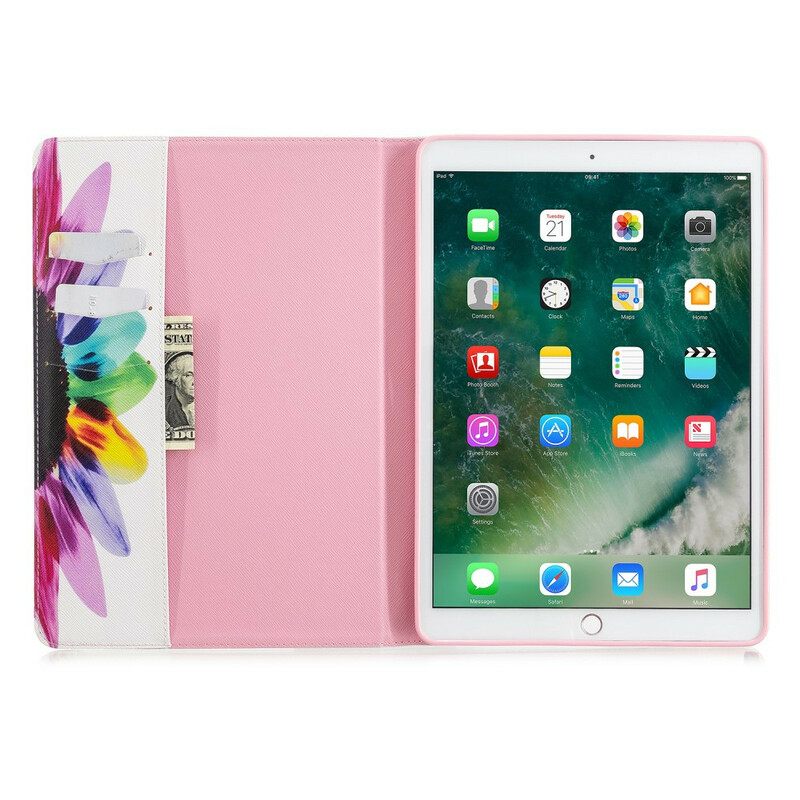 Kuoret iPad 10.2" (2020) (2019) / Air 10.5" / Pro 10.5" Kukkamaalaus