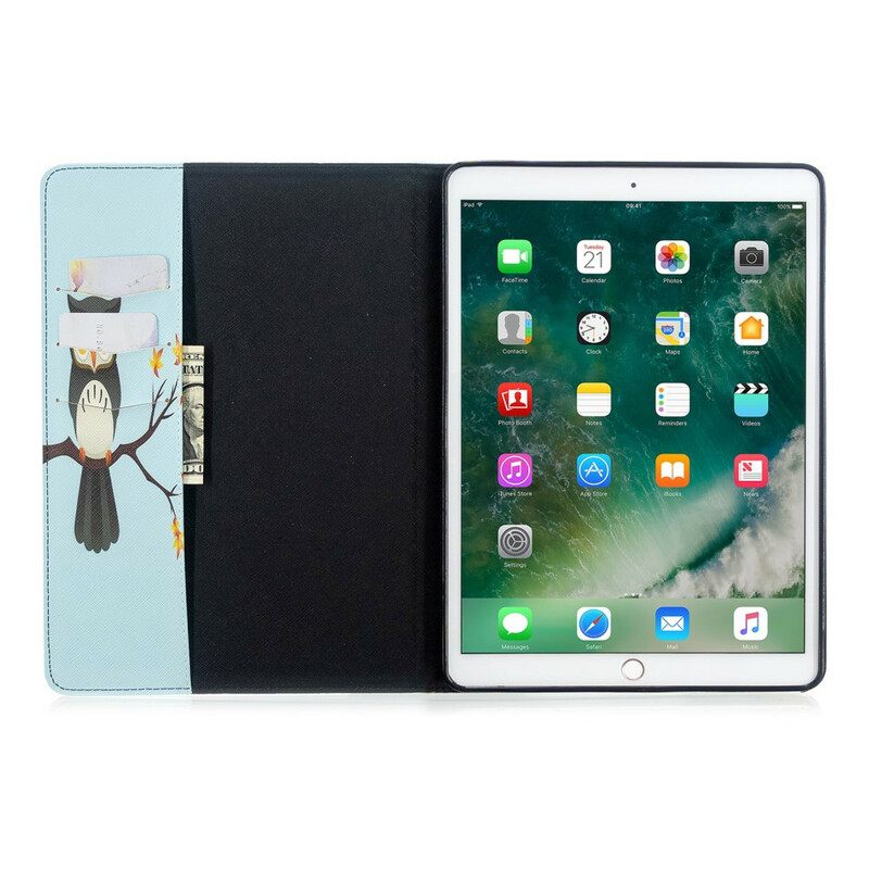 Kuoret iPad 10.2" (2020) (2019) / Air 10.5" / Pro 10.5" Owl Branch