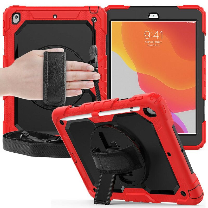 Kuori iPad 10.2" (2020) (2019) / Air 10.5" / Pro 10.5" Hihnalla Ja Olkahihnalla