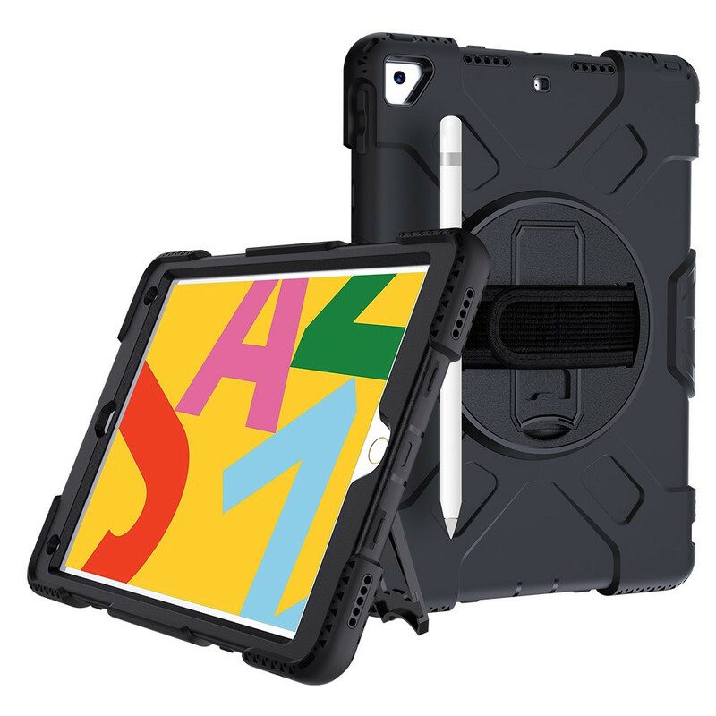 Kuori iPad 10.2" (2020) (2019) / Air 10.5" / Pro 10.5" Super Resistant Nauha Ja Olkahihna