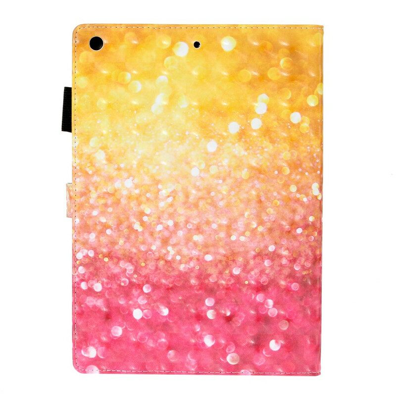 Nahkakotelo iPad 10.2" (2020) (2019) / Air 10.5" / Pro 10.5" Glitter Gradient