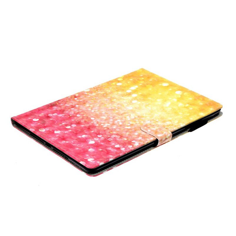 Nahkakotelo iPad 10.2" (2020) (2019) / Air 10.5" / Pro 10.5" Glitter Gradient