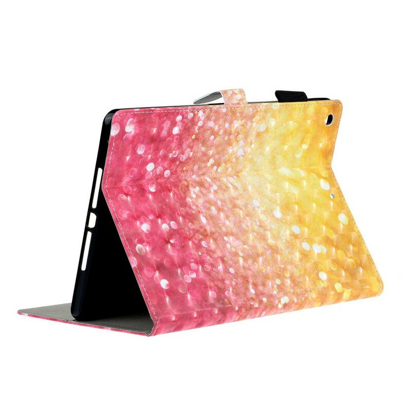 Nahkakotelo iPad 10.2" (2020) (2019) / Air 10.5" / Pro 10.5" Glitter Gradient