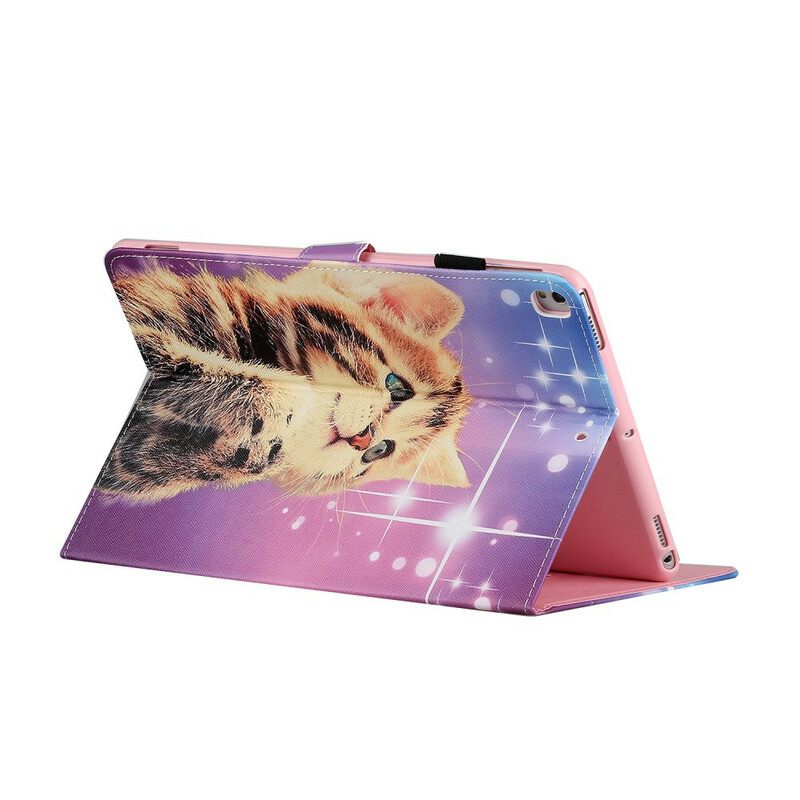 Nahkakotelo iPad 10.2" (2020) (2019) / Air 10.5" / Pro 10.5" Kitten Stars